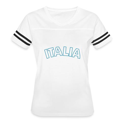italia_2_color - Women's V-Neck Football Tee