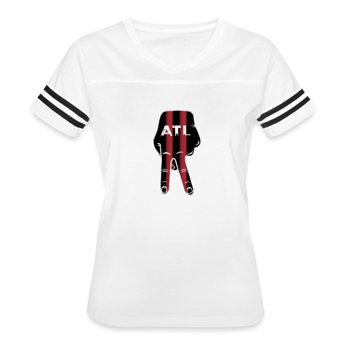 Peace Up, A-Town Down, Five Stripes! - Women's Vintage Sports T-Shirt