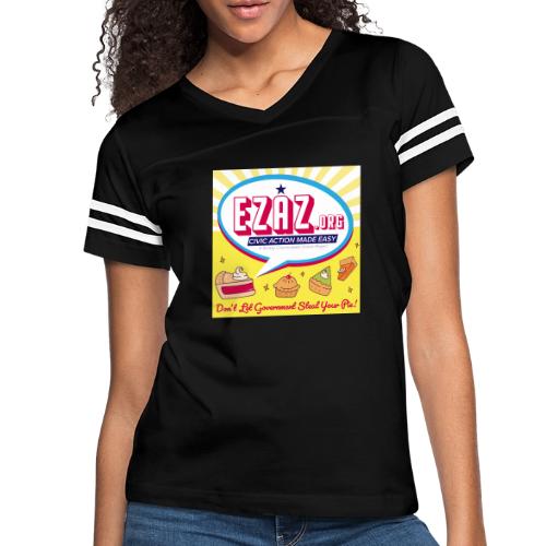 Don't Let Government Steal Your Pie! - Women's V-Neck Football Tee