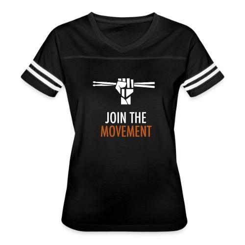 Join the movement - Women's V-Neck Football Tee
