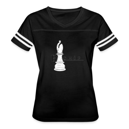 Biship - Women's V-Neck Football Tee
