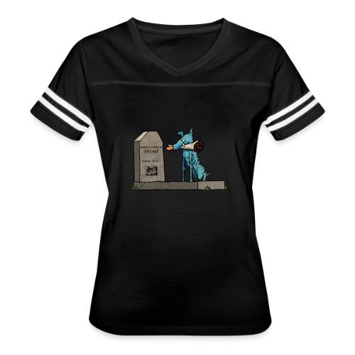 Tindaloo & Escher - Women's V-Neck Football Tee