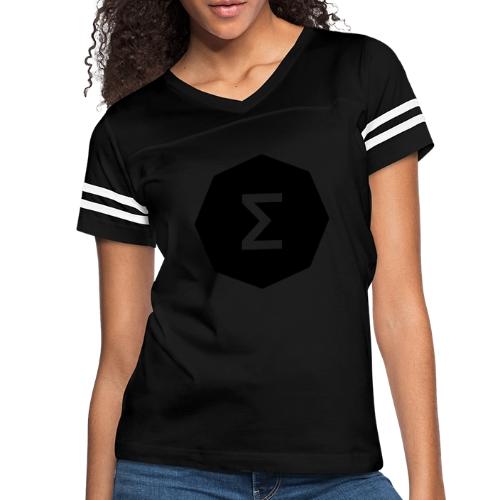 Ergo Symbol filled - Women's V-Neck Football Tee