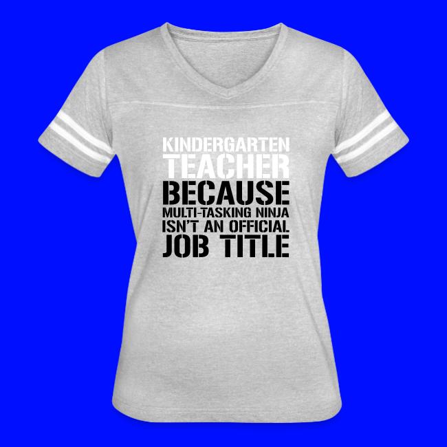 Kindergarten Ninja Teacher Funny Teachers T-Shirts