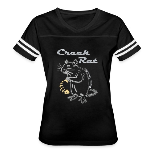 Final creekrat orangewhite fishbone - Women's Vintage Sports T-Shirt