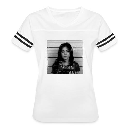 Brenda Walsh Prison - Women's V-Neck Football Tee