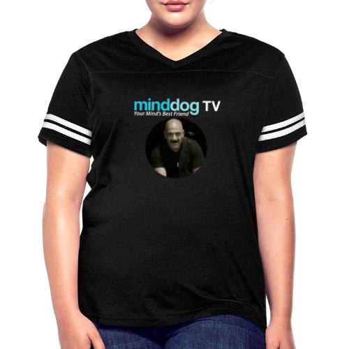 MinddogTV Logo - Women's Vintage Sports T-Shirt