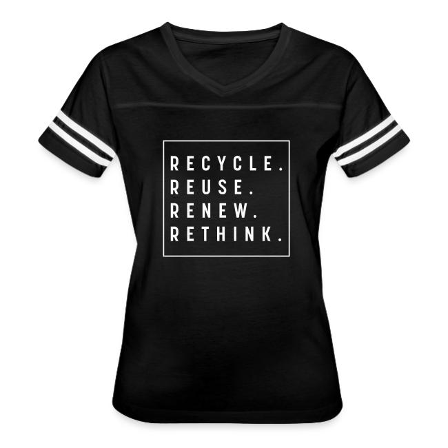 Recycle Reuse Renew Rethink Crisis Environmenta