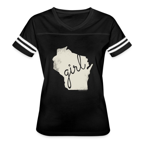 Wisconsin Girl Product - Women's Vintage Sports T-Shirt