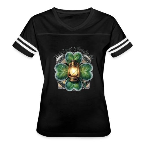 Pinch-Proof Lantern Clover T-Shirt - Women's V-Neck Football Tee