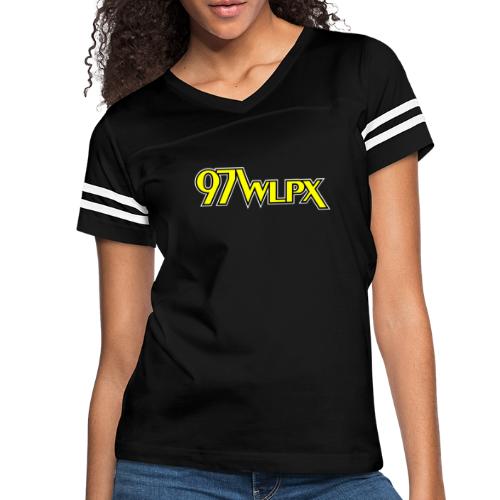 97.3 WLPX - Women's V-Neck Football Tee