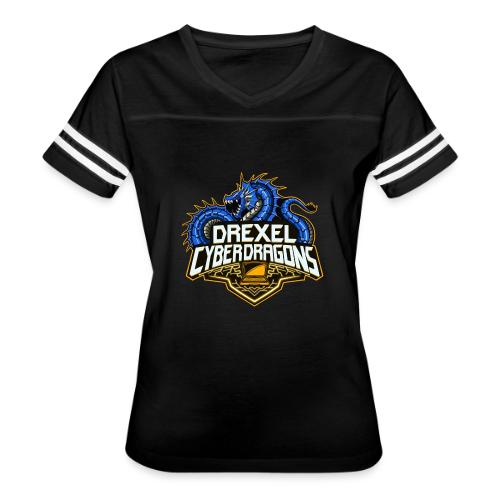 The Dragon - Women's V-Neck Football Tee