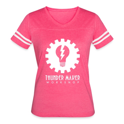 Thunder Maker Workshop T shirt - Women's V-Neck Football Tee