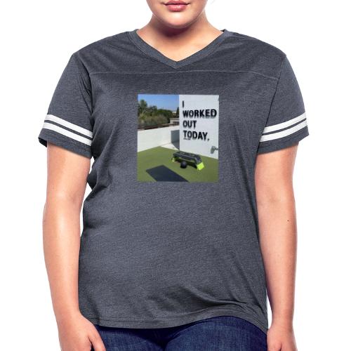 D17F58E8 724E 4980 906F 2BC5DF1F7B58 - Women's V-Neck Football Tee