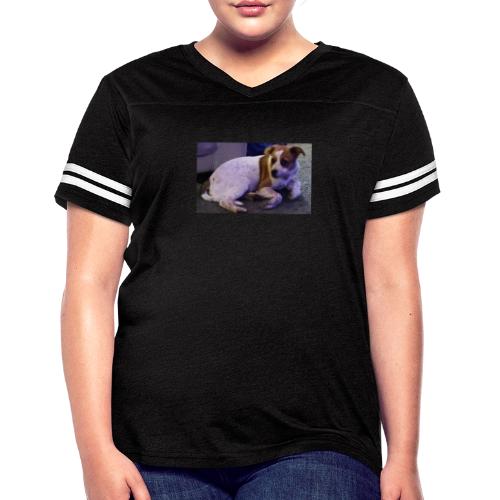 A Dog's Life - Women's V-Neck Football Tee