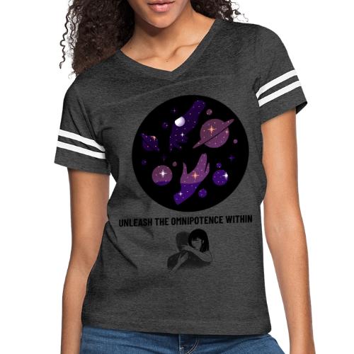 Unleash The Omnipotence Within - Women's V-Neck Football Tee