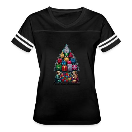 Twelve Days of Gifts T-Shirt - Women's V-Neck Football Tee