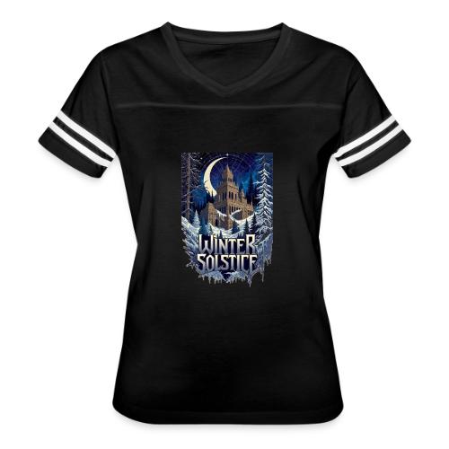 Gothic Solstice T-Shirt, Premium - Women's V-Neck Football Tee