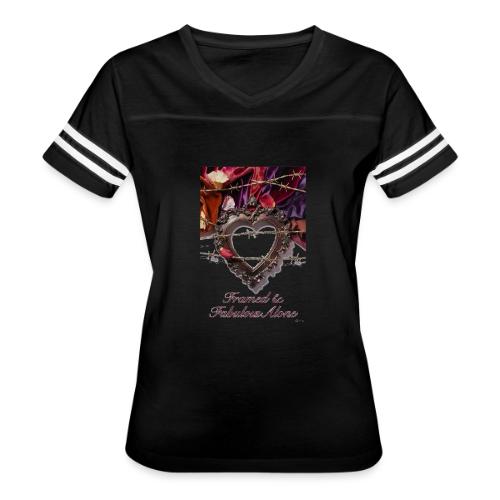 Framed & Fabulous Alone T-Shirt - Women's V-Neck Football Tee