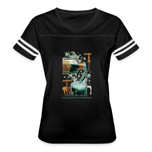 Potion of Poor Decisions Bottle Graphic Tee - Women's V-Neck Football Tee