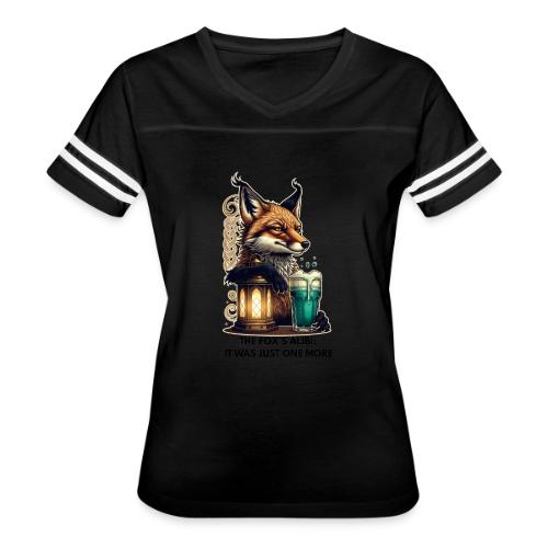 Sly Fox One More Round Tee - Women's V-Neck Football Tee