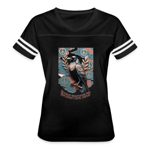 Raven Tantrum Mediator T Shirt - Women's V-Neck Football Tee