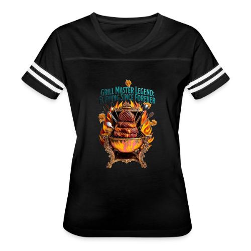 Grill Master Legend T Shirt - Women's V-Neck Football Tee