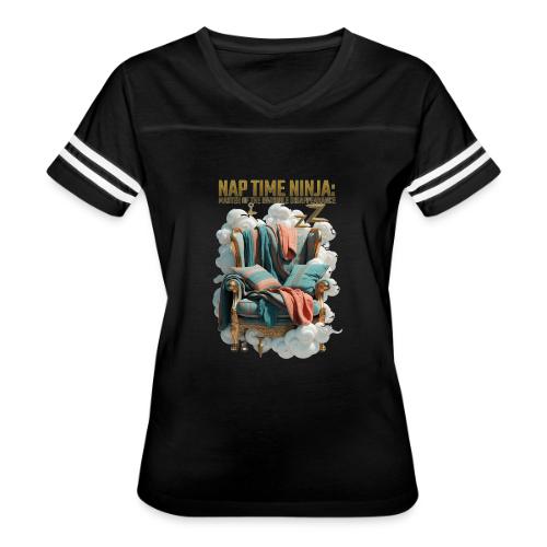 Nap Time Ninja T Shirt - Women's V-Neck Football Tee
