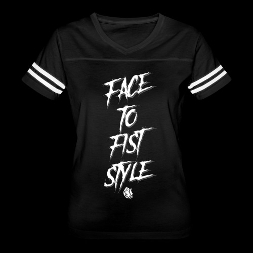 Face To Fist Style - Women's Vintage Sports T-Shirt
