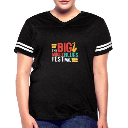 Big Muddy Blues Festival 2024 - Women's V-Neck Football Tee