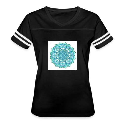 Turquoise mandala - Women's Vintage Sports T-Shirt