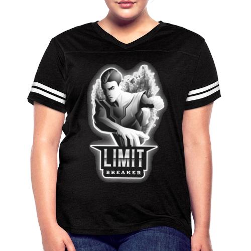 Limit Breaker - Women's V-Neck Football Tee
