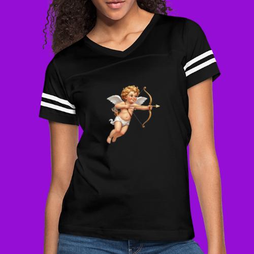 Cupid - Women's V-Neck Football Tee