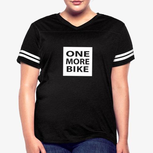 One More Bike - Women's V-Neck Football Tee