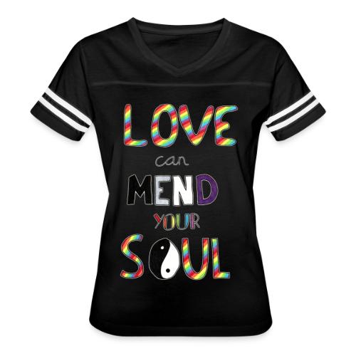 Love Can Mend Your Soul - Women's V-Neck Football Tee