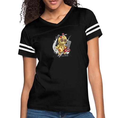 disconnect - Women's V-Neck Football Tee