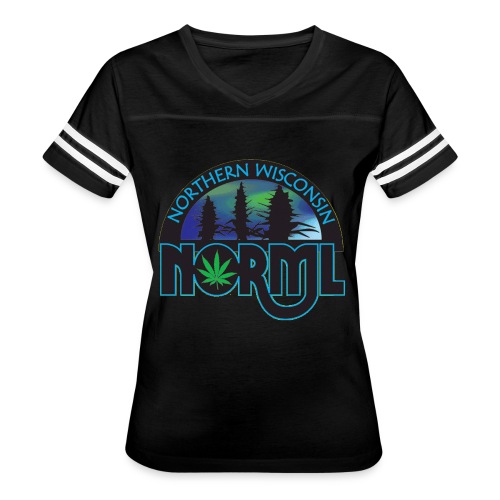 Northern Wisconsin NORML Official Logo - Women's Vintage Sports T-Shirt