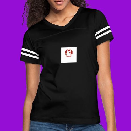 Logo - Women's V-Neck Football Tee