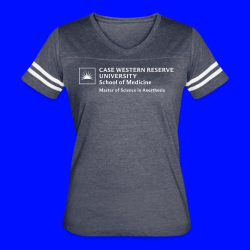 SOM Master of Science in Anesthesia - Women's V-Neck Football Tee