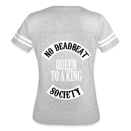 Queen To A King T-shirt - Women's V-Neck Football Tee
