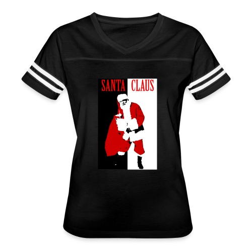Santa Gangster - Women's Vintage Sports T-Shirt