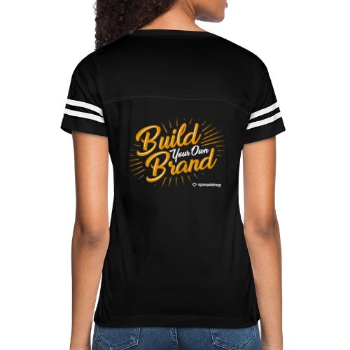 Build Your Own Brand - Women's V-Neck Football Tee