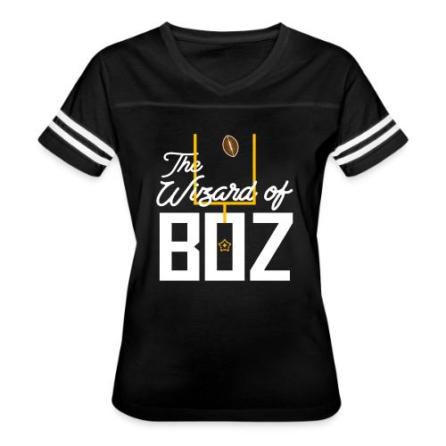 wiz2 png - Women's V-Neck Football Tee
