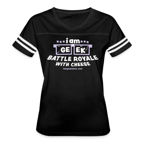 Battle Royale With Cheese - Women's V-Neck Football Tee