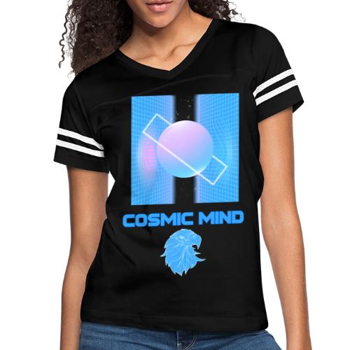 Cosmic Mind - Women's V-Neck Football Tee