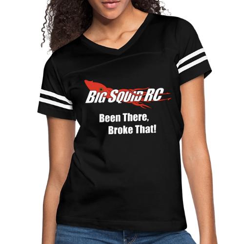 Classic Squid - Been There Broke That - Women's V-Neck Football Tee