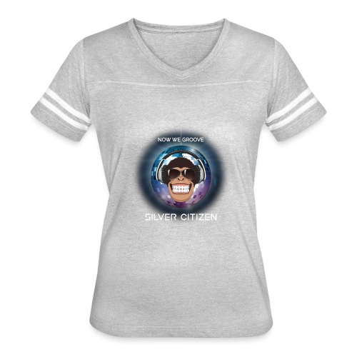New we groove t-shirt design - Women's V-Neck Football Tee