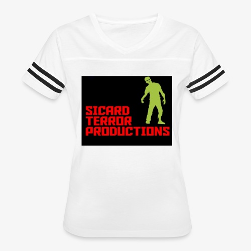 Sicard Terror Productions Merchandise - Women's V-Neck Football Tee