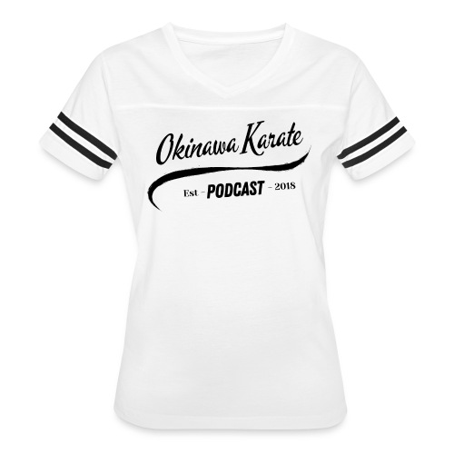 Okinawa Karate Podcast Baseball Design - Women's Vintage Sports T-Shirt
