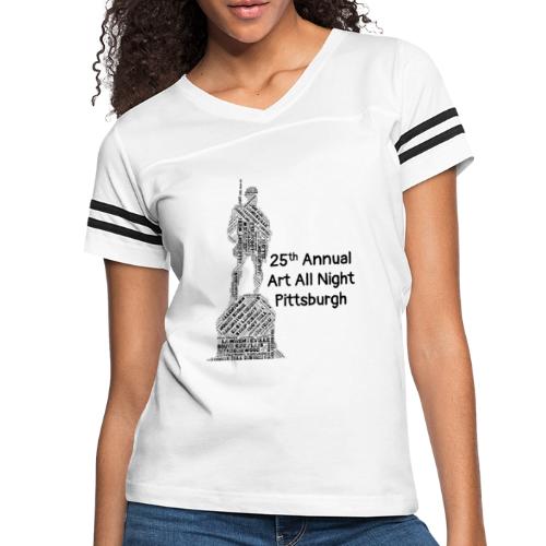 AAN Doughboy Black - Women's Vintage Sports T-Shirt
